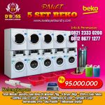 Paket Usaha Laundry Coin Beko 5 Set