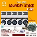 Paket Usaha Mesin Stack LG 15Kg 5 Set