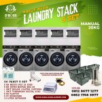 Paket Usaha Mesin Stack LG 20Kg 5 Set