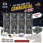 Paket Mesin Stack LG Commercial 4 SET
