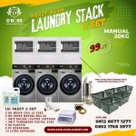 Paket Usaha Mesin Stack LG 20Kg 3 Set