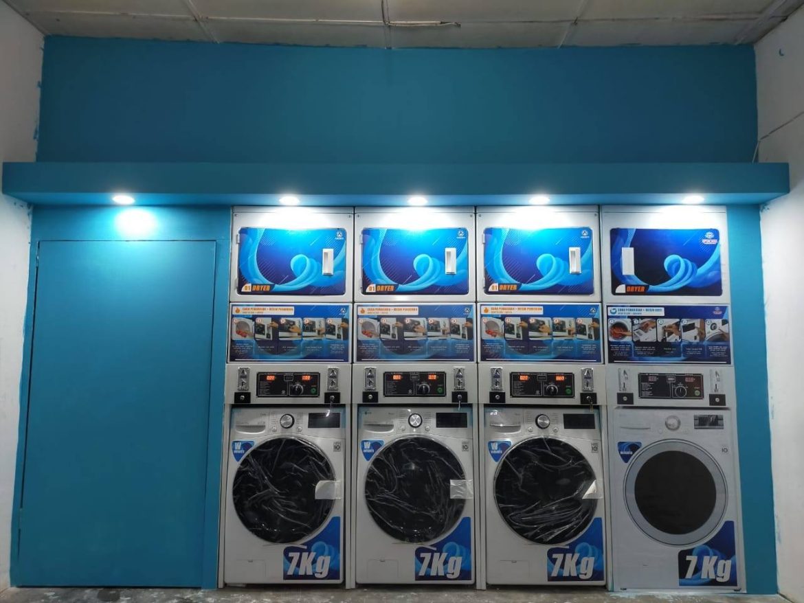 mesin laundry commercial madura