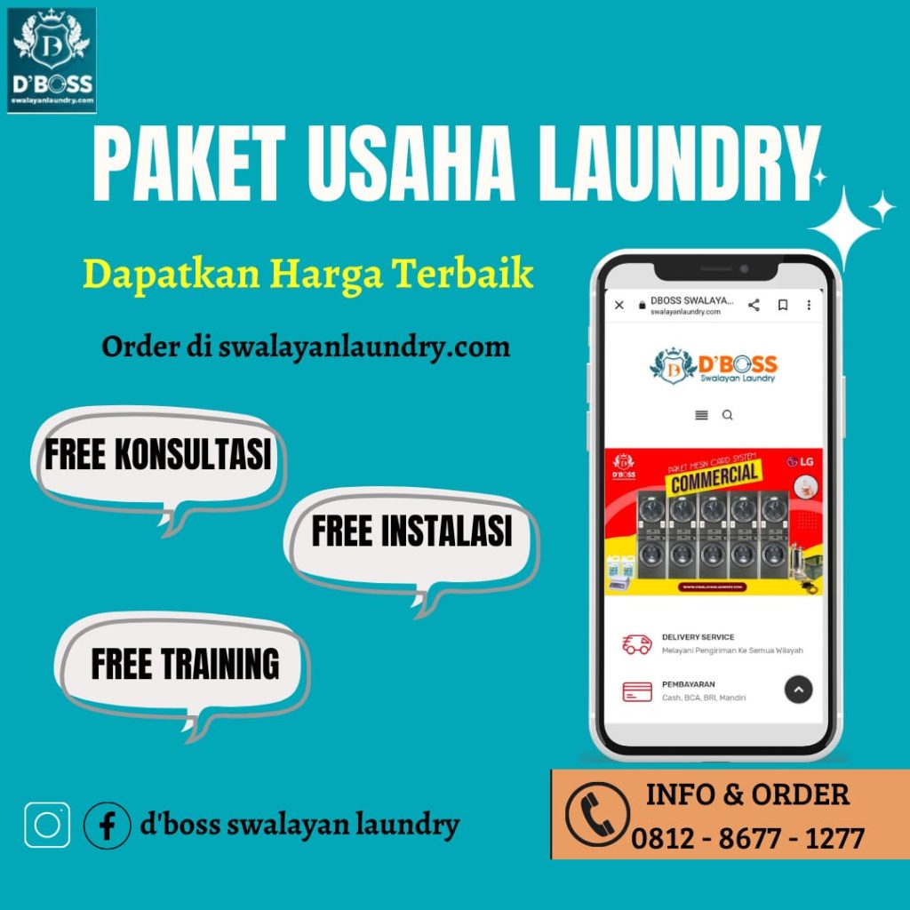 paket usaha laundry bengkulu