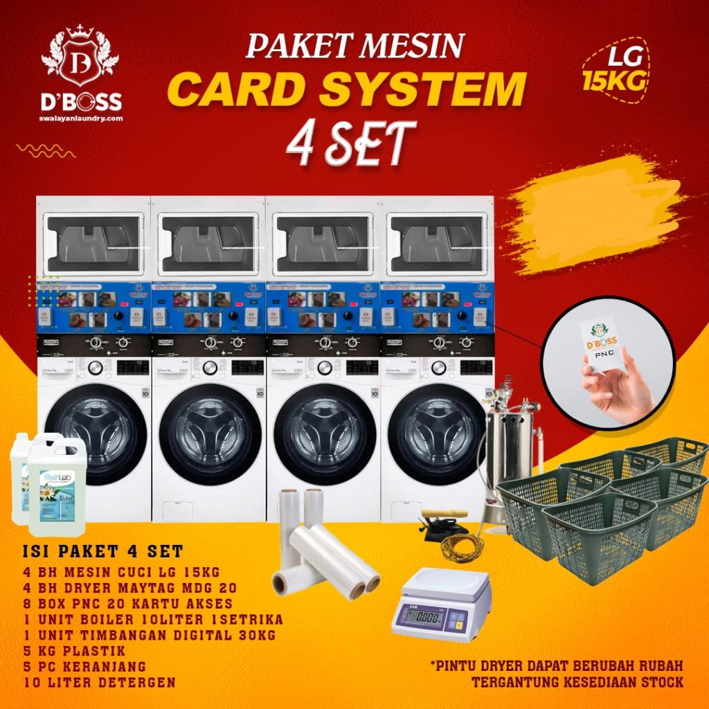 mesin laundry coin/card bangsri, jawa tengah