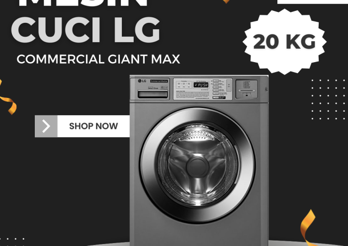 mesin laundry commercial bali